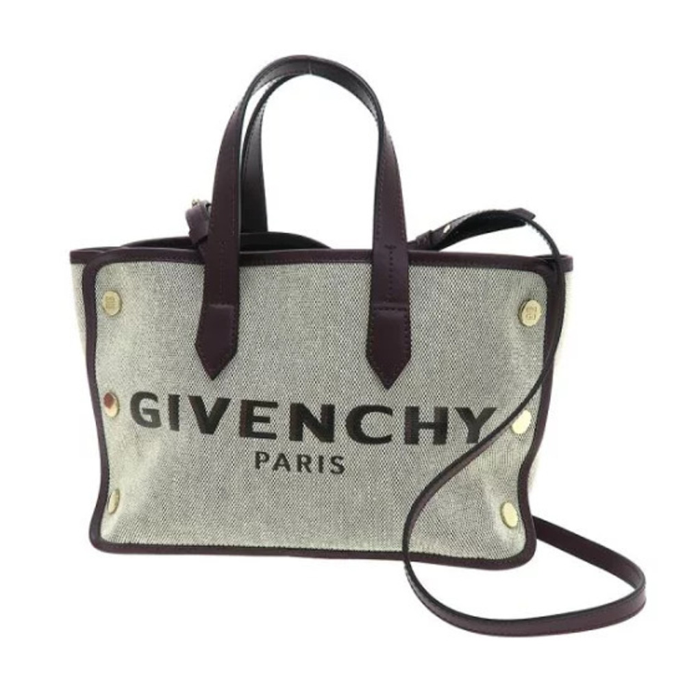 Givenchy Bond Tote beige canvas leather